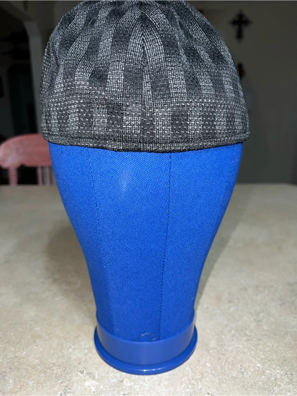 Unk Gray Plaid Baseball Cap